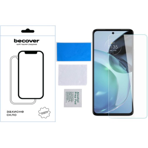 Стекло защитное BeCover Motorola Moto G52/G82 3D Crystal Clear Glass (709736)