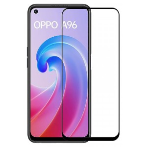 Стекло защитное BeCover Oppo A96 Black (709770)