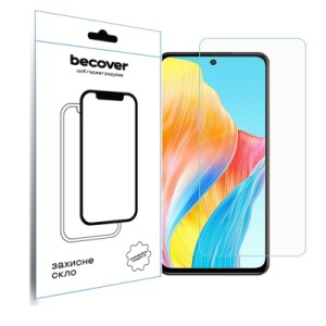 Стекло защитное BeCover Oppo A98 5G 3D Crystal Clear Glass (709773)