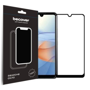 Стекло защитное BeCover ZTE Blade L220 Black (709758)