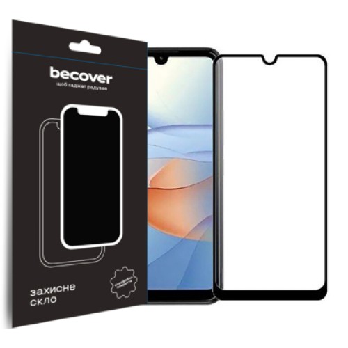 Стекло защитное BeCover ZTE Blade L220 Black (709758)