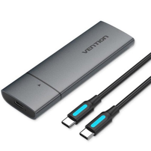 Карман внешний Vention SSD M.2 (NVME) M-key USB Type-C 3.2 gray (KPGH0)