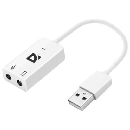 Звуковая плата Defender Audio USB 2х3,5mm jack (63002)