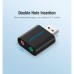 Звуковая плата Vention Audio USB 2х3,5mm jack Metal (VAB-S17-B)