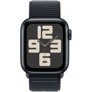 Смарт-годинник Apple Watch SE GPS 40mm Midnight Aluminium Case with Midnight Sport Loop (MRE03QP/A)