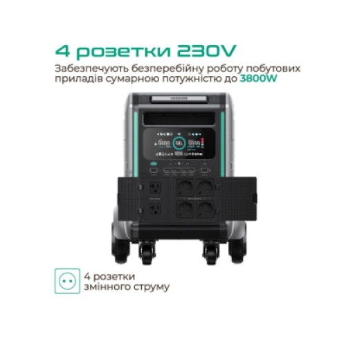 Зарядная станция Zendure SuperBase V6400 (ZDSBV6400-GY-EU)