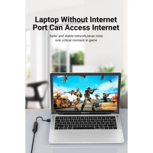 Переходник USB 2.0 to Ethernet RJ45 100Mb Vention (CEGBB)