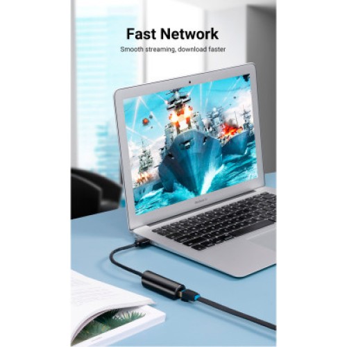 Переходник USB 2.0 to Ethernet RJ45 100Mb Vention (CEGBB)