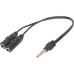 Переходник Jack 3.5mm M 4pin to 2 Jack 3.5mm F (Audio+MIC) Headset Jack Defender (63012)