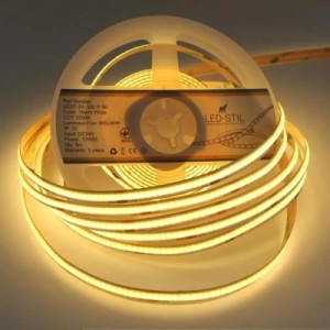 Світлодіодна стрічка LED-STIL 2700K 10 Вт/м COB 320 діодів IP33 24 Вольта 850 lm тепле світло (UC27-24-320-8-90)