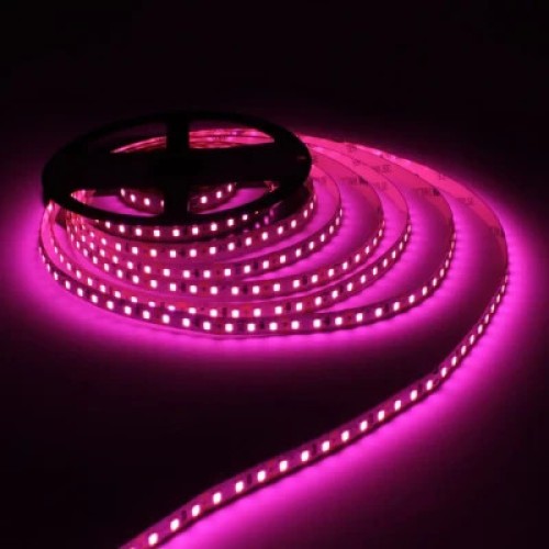 Светодиодная лента LED-STIL 9,6 Вт/м 2835 120 диодов IP33 12 Вольт 100 lm Розовый цвет свечения (DFN2835-120A-IP33-P)