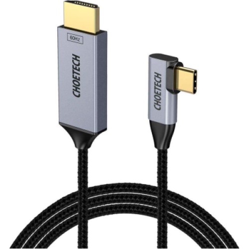 Кабель мультимедийный USB-C to HDMI M 1.8m 4K60Hz 90° corner Choetech (XCH-1803) Кабель мультимедийный USB-C to HDMI M 1.8m 4K60Hz 90° corner Choetech (XCH-1803)