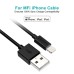 Дата кабель USB 2.0 AM to Lightning 1.2m 2.4A MFI Choetech (IP0026)