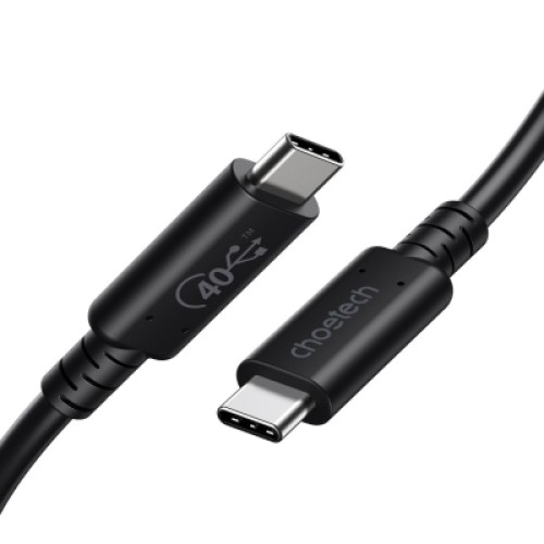 Дата кабель USB-C to USB-C 0.8m USB 4 100W 40Gbps 8K60Hz Choetech (XCC-1028) Дата кабель USB-C to USB-C 0.8m USB 4 100W 40Gbps 8K60Hz Choetech (XCC-1028)