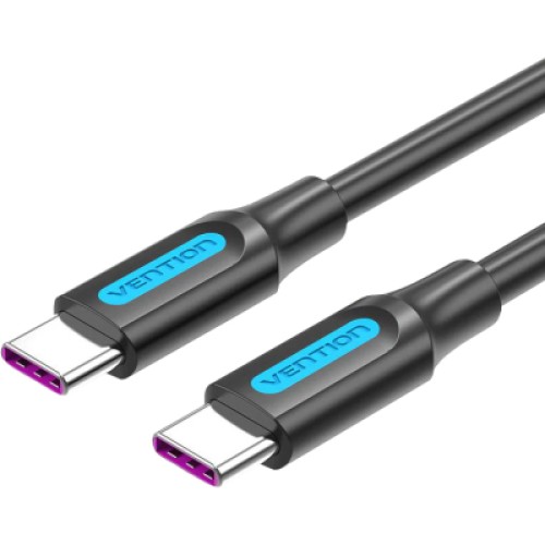 Дата кабель USB-C to USB-C 1.0m 2.0 100W VENTION (COTBF)