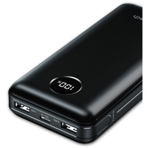 Батарея универсальная Choetech 20000mAh, PD/3.0/45W, QC/3.0/18W, USB-C, 2*USB-A (B653-CCBK / B653-BK)