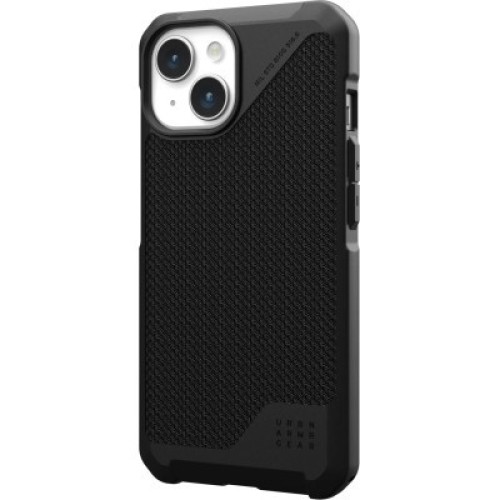 Чехол для мобильного телефона UAG Apple iPhone 15 Metropolis LT Magsafe, Kevlar Black (114315113940)