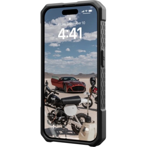 Чехол для мобильного телефона UAG Apple iPhone 15 Pro Max Monarch Pro Magsafe, Kevlar Black (114222113940)
