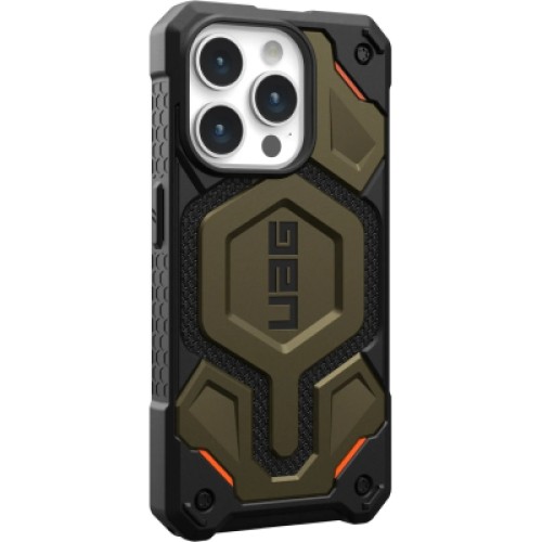 Чехол для мобильного телефона UAG Apple iPhone 15 Pro Monarch Pro Magsafe, Kevlar Elemental Green (11422111397B)