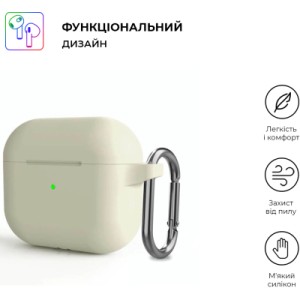 Чохол для навушників Armorstandart Hang Case для Apple AirPods 3 Antique white (ARM60307)