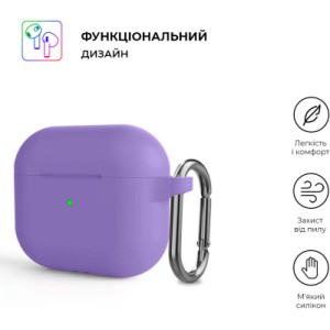 Чохол для навушників Armorstandart Hang Case для Apple AirPods 3 Purple (ARM60317)