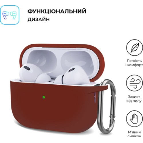Чехол для наушников Armorstandart Hang Case для Apple AirPods Pro 2 Scarlet (ARM68599)