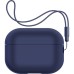 Чехол для наушников Armorstandart Silicone Case with straps для Apple Airpods Pro 2 Dark Blue (ARM68609)