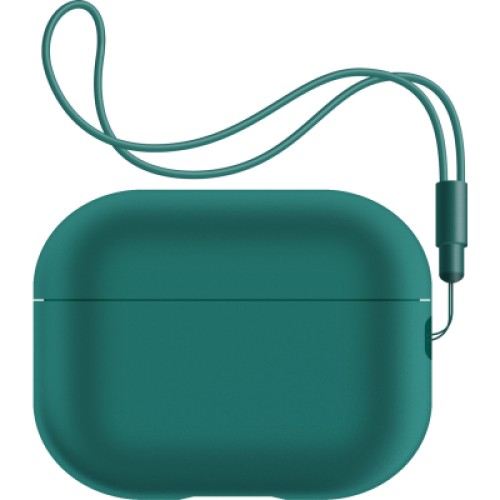 Чехол для наушников Armorstandart Silicone Case with straps для Apple Airpods Pro 2 Dark Green (ARM68612)