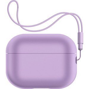 Чохол для навушників Armorstandart Silicone Case with straps для Apple Airpods Pro 2 Pink Purple (ARM68613)