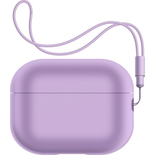 Чехол для наушников Armorstandart Silicone Case with straps для Apple Airpods Pro 2 Pink Purple (ARM68613)