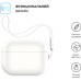 Чехол для наушников Armorstandart Silicone Case with straps для Apple Airpods Pro 2 White (ARM68618)