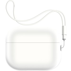 Чехол для наушников Armorstandart Silicone Case with straps для Apple Airpods Pro 2 White (ARM68618)