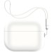 Чехол для наушников Armorstandart Silicone Case with straps для Apple Airpods Pro 2 White (ARM68618)