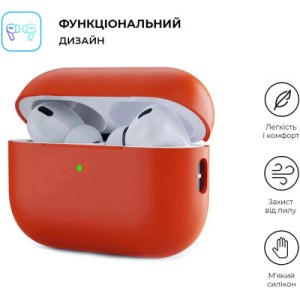 Чехол для наушников Armorstandart Silicone Case для Apple Airpods Pro 2 Orange (ARM64539)