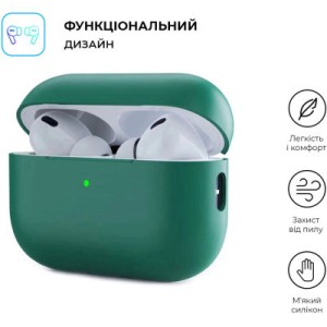 Чехол для наушников Armorstandart Silicone Case для Apple Airpods Pro 2 Pine Green (ARM64542)