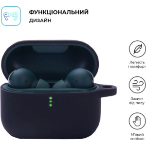 Чехол для наушников Armorstandart Silicone Case для Xiaomi QCY T10 / T10 Pro Black (ARM68425)