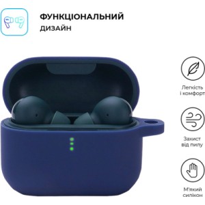 Чехол для наушников Armorstandart Silicone Case для Xiaomi QCY T10 / T10 Pro Midnight Blue (ARM68426)