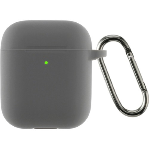 Чехол для наушников Armorstandart Ultrathin Silicone Case With Hook для Apple AirPods 2 Advanced Ash (ARM59677)