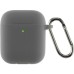 Чехол для наушников Armorstandart Ultrathin Silicone Case With Hook для Apple AirPods 2 Advanced Ash (ARM59677)