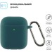 Чехол для наушников Armorstandart Ultrathin Silicone Case With Hook для Apple AirPods 2 Atrovirens (ARM59678)