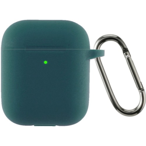 Чехол для наушников Armorstandart Ultrathin Silicone Case With Hook для Apple AirPods 2 Atrovirens (ARM59678)