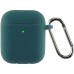 Чехол для наушников Armorstandart Ultrathin Silicone Case With Hook для Apple AirPods 2 Atrovirens (ARM59678)