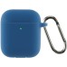 Чехол для наушников Armorstandart Ultrathin Silicone Case With Hook для Apple AirPods 2 Lake Blue (ARM59683)