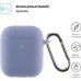Чехол для наушников Armorstandart Ultrathin Silicone Case With Hook для Apple AirPods 2 Lavender Grey (ARM59684)