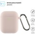 Чехол для наушников Armorstandart Ultrathin Silicone Case With Hook для Apple AirPods 2 Pink Sand (ARM59689)