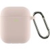 Чехол для наушников Armorstandart Ultrathin Silicone Case With Hook для Apple AirPods 2 Pink Sand (ARM59689)