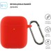 Чехол для наушников Armorstandart Ultrathin Silicone Case With Hook для Apple AirPods 2 Red (ARM59691)