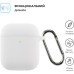 Чехол для наушников Armorstandart Ultrathin Silicone Case With Hook для Apple AirPods 2 White (ARM59695)