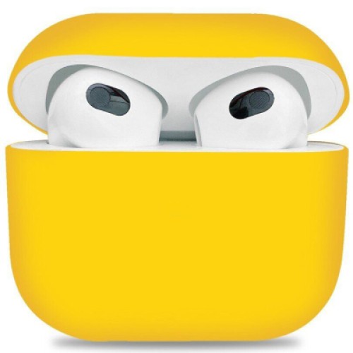 Чехол для наушников Armorstandart Ultrathin Silicone Case для Apple AirPods 3 Yellow (ARM60299)