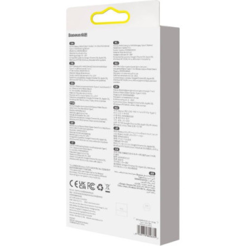 Порт-репликатор Baseus 7-in-1 Metal Gleam Series Type-C to HDMI+USB+SD/TF Docking Station (WKWG020113) Порт-репликатор Baseus 7-in-1 Metal Gleam Series Type-C to HDMI+USB+SD/TF Docking Station (WKWG020113)